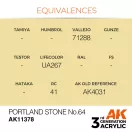 AK Interactive Portland Stone No64 Acrylic Paint 17 ml (AK11378)