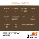 AK Interactive SCC No2 Brown Acrylic Paint 17 ml (AK11385)