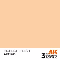 AK Interactive Highlight Flesh Acrylic Paint 17 ml (AK11403)
