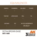 AK Interactive Dot44 Brown Base Acrylic Paint 17 ml (AK11408)