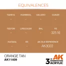 AK Interactive Orange Tan Acrylic Paint 17 ml (AK11409)