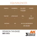 AK Interactive Denison Tan Base Acrylic Paint 17 ml (AK11413)