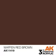   AK Interactive Waffen Red Brown Acrylic Paint 17 ml (AK11419)