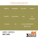 AK Interactive Grey Green Acrylic Paint 17 ml (AK11424)