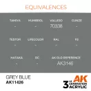 AK Interactive Grey Blue Acrylic Paint 17 ml (AK11426)