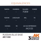 AK Interactive Russian Blue Base Acrylic Paint 17 ml (AK11432)