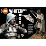 AK Interactive WHITE COLORS SET (AK11609)
