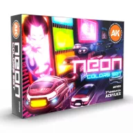 AK Interactive NEON COLORS SET (AK11610)