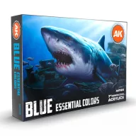 AK Interactive BLUE ESSENTIAL COLORS 3GEN SET (AK11618)