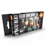 AK Interactive FLESH AND SKIN COLORS 3G (AK11621)