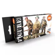 AK Interactive WWII BRITISH UNIFORM COLORS 3G (AK11636)