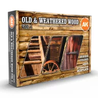AK Interactive OLD & WEATHERED WOOD VOL1 (AK11673)