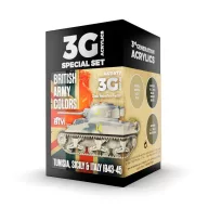   AK Interactive BRITISH ARMY COLORS TUNISIA, SICILY & ITALY 1943-45 (AK11677)