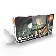 AK Interactive BLACK INTERIOR AND CREAM WHITE (AK11683)