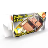 AK Interactive GREY YELLOW BROWN INTERIORS (AK11684)