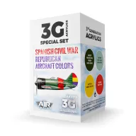   AK Interactive Spanish Civil War Republican Aircraft Colors SET (AK11713)