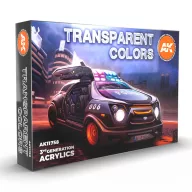AK Interactive TRANSPARENT COLORS SET 3G (AK11758)
