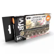   AK Interactive WWII Japanese Army AFV Colors SET 3G (AK11774)