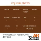 AK Interactive WWI German Red Brown Air Series 17 ml (AK11805)