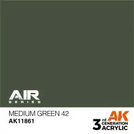 AK Interactive Medium Green 42 Air Series 17 ml (AK11861)