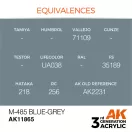 AK Interactive M-485 Blue-Grey Air Series 17 ml (AK11865)