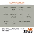 AK Interactive Light Gull Grey FS 16440 Air Series 17 ml (AK11866)