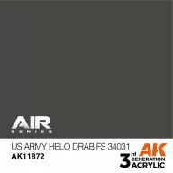   AK Interactive US Army Helo Drab FS 34031 Air Series 17 ml (AK11872)