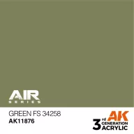 AK Interactive Green FS 34258 Air Series 17 ml (AK11876)