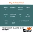 AK Interactive Aggressor Blue FS 35109 Air Series 17 ml (AK11877)