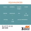 AK Interactive Blue FS 35190 Air Series 17 ml (AK11878)
