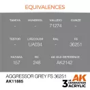 AK Interactive Aggressor Grey FS 36251 Air Series 17 ml (AK11885)