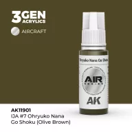   AK Interactive IJA #7 Ohryuko Nana Go Shoku (Olive Brown) Air Series 17 ml (AK11901)