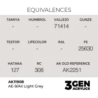   AK Interactive AE-9/AII Light Grey Air Series 17 ml (AK11908)