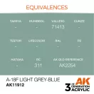 AK Interactive A-18f Light Grey-Blue Air Series 17 ml (AK11912)