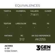 AK Interactive A-19f Grass Green Air Series 17 ml (AK11913)