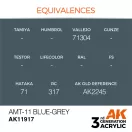 AK Interactive AMT-11 Blue-Grey Air Series 17 ml (AK11917)