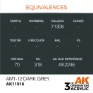 AK Interactive AMT-12 Dark Grey Air Series 17 ml (AK11918)