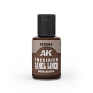 AK Interactive PRECISION PANELINER DARK BROWN 30ml (AK12104)