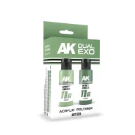   AK Interactive GHOST GREEN & REBEL GREEN DUAL EXO Set 11 (AK1555)