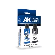   AK Interactive ULTRA BLUE & ALMIRANT BLUE DUAL EXO Set 15 (AK1559)