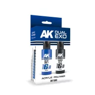   AK Interactive BLUE BOLT & TURBO BLUE DUAL EXO Set 16 (AK1560)