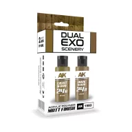   AK Interactive LIGHT WOOD & DARK WOOD DUAL EXO Set 24 (AK1583)
