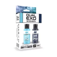   AK Interactive LIGHT CIANITE & DARK CIANITE DUAL EXO Set 25 (AK1584)