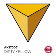 AK Interactive DIRTY YELLOW 18 ml - QUICK GEN (AK17007)