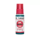AK Interactive TURQUOISE BLUE 18 ml - QUICK GEN (AK17029)