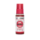 AK Interactive CRIMSON RED 18 ml - QUICK GEN (AK17031)
