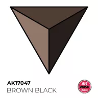 AK Interactive BROWN BLACK 18 ml - QUICK GEN (AK17047)