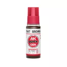 AK Interactive BROWN BLACK 18 ml - QUICK GEN (AK17047)