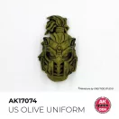 AK Interactive US OLIVE UNIFORM 18 ml - QUICK GEN (AK17074)
