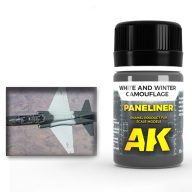   AK Interactive Paneliner for white and winter camouflage 35ml (AK2074)